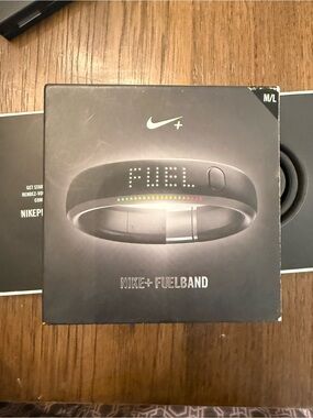 Nike Black FuelBand Fitness Tracker Box
